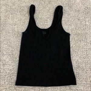 Brandy Melville Black Crop Top
